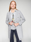 ARCICIA FRONT POCKET ONE BUTTON COAT