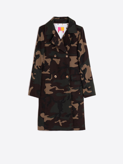 KATE CAMO TRENCH COAT