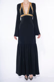 DOUBLE CREPE GOWN