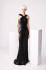 ANIMAL SEQUINS GOWN
