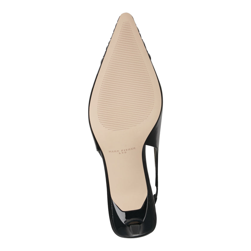 RILLY LEATHER SLINGBACK PUMP