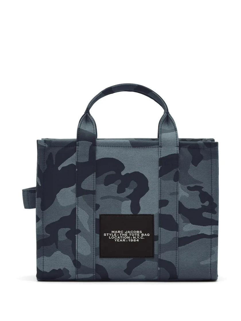 THE CAMO JACQUARD MEDIUM TOTE BAG