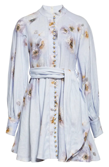 HYPNOTIC BUTTONED MINI DRESS