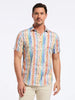 WALK THE LINE SHORT SLEEVE BUTTON DOWN SHIRT