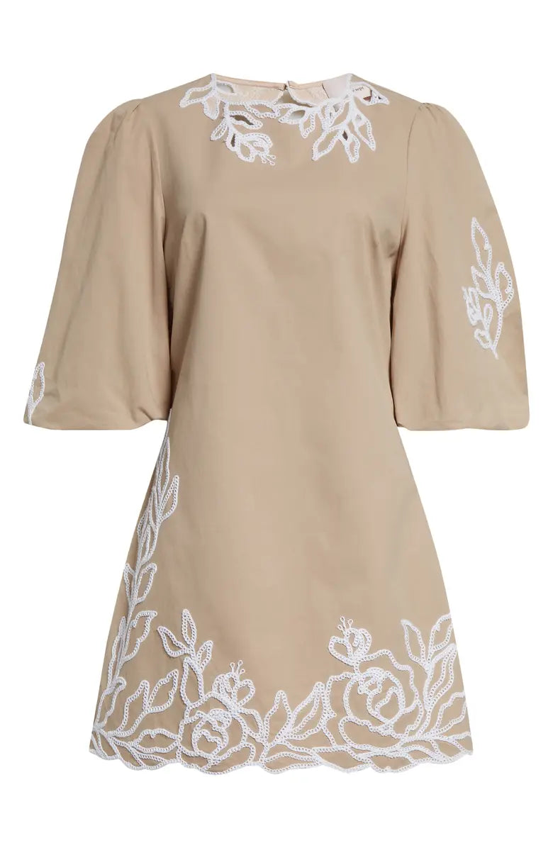 TRAILING PEONIES AURA DRESS
