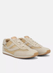 OASIS RAFFIA AND SUEDE RUNNER SNEAKER