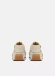 OASIS RAFFIA AND SUEDE RUNNER SNEAKER