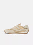 OASIS RAFFIA AND SUEDE RUNNER SNEAKER