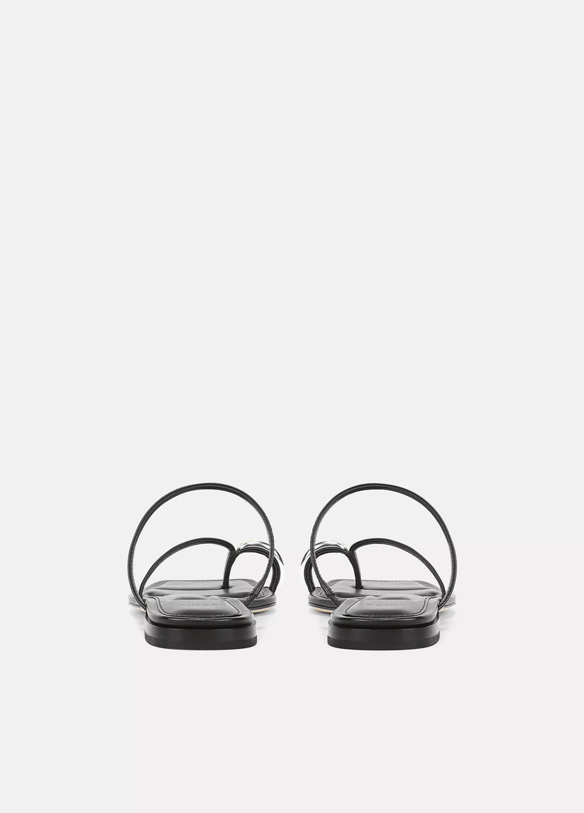POLLI LEATHER TOE RING SANDAL