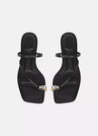 POLLI LEATHER TOE RING SANDAL