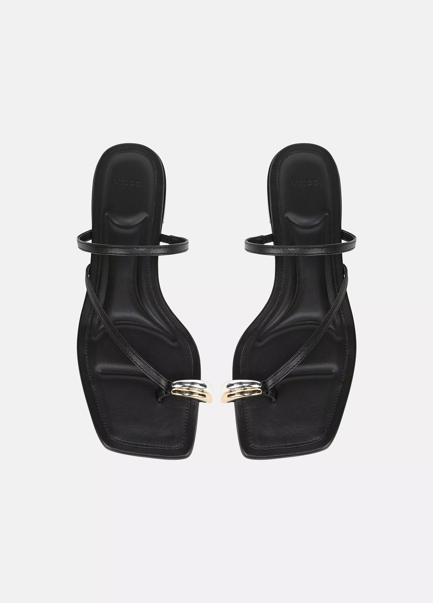 POLLI LEATHER TOE RING SANDAL