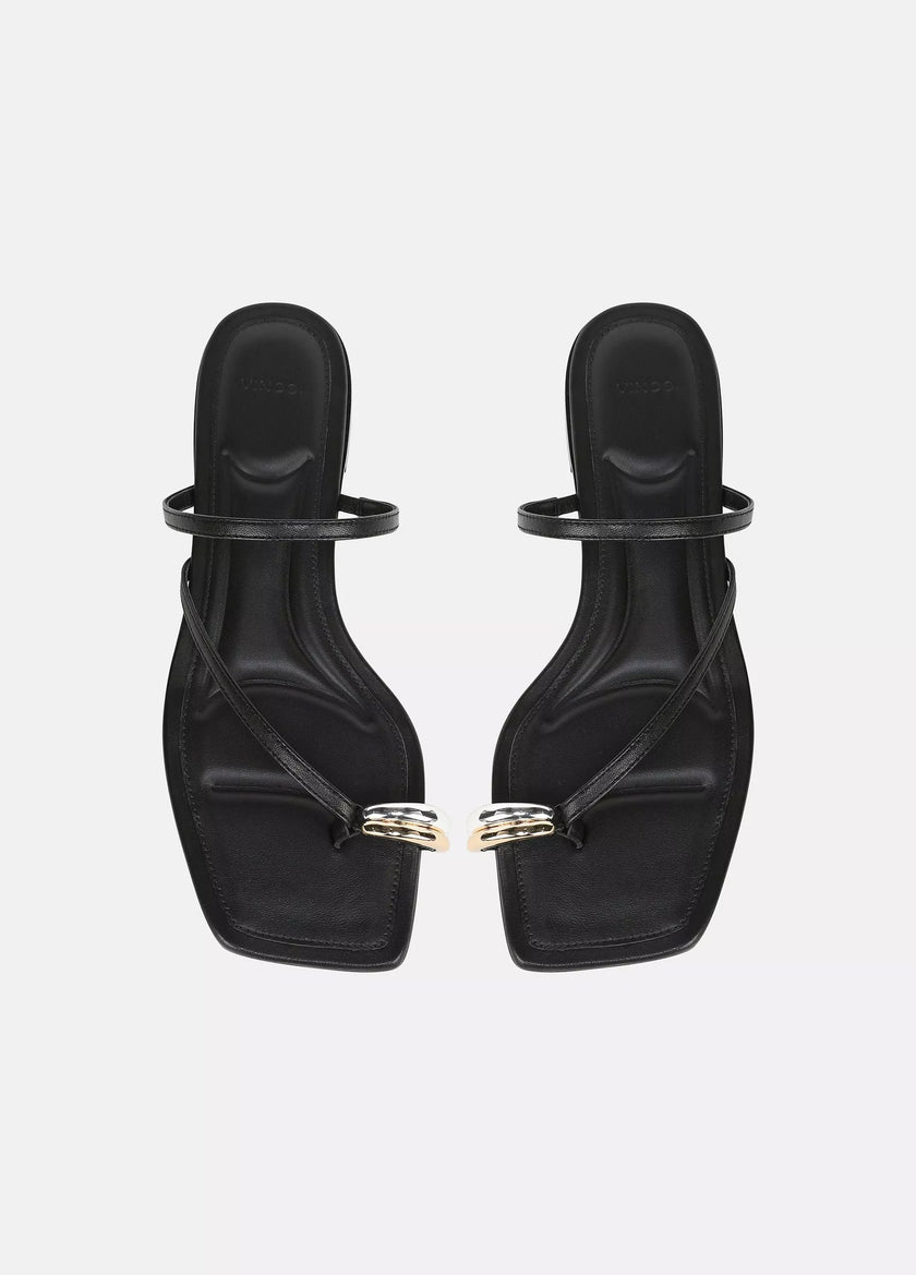 POLLI LEATHER TOE RING SANDAL