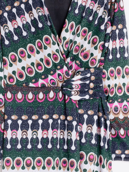 AMELIA LUREX MIDI DRESS