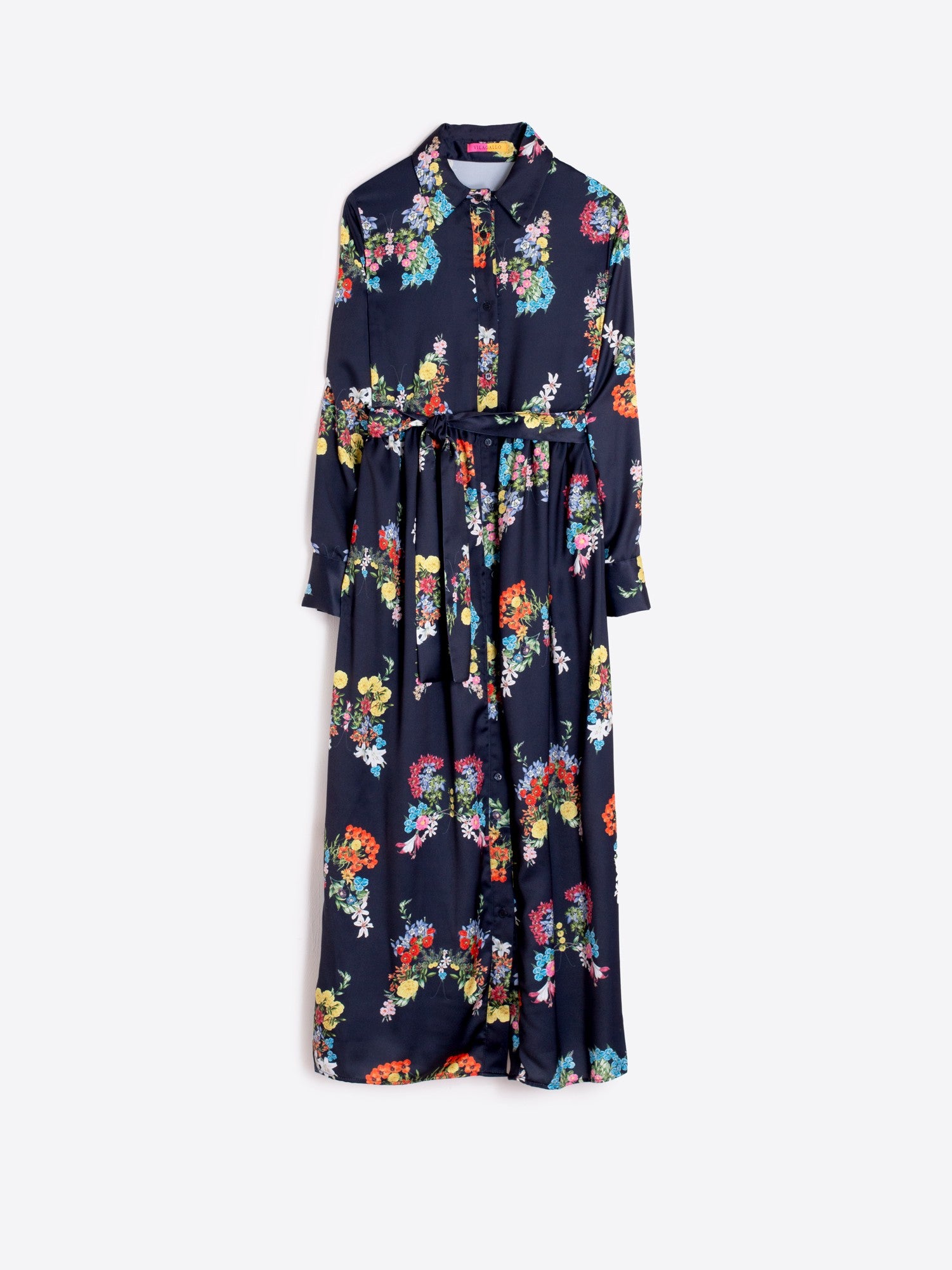 AMIRA FLORAL PRINTED SHIRT DRESS