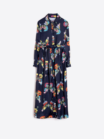 AMIRA FLORAL PRINTED SHIRT DRESS