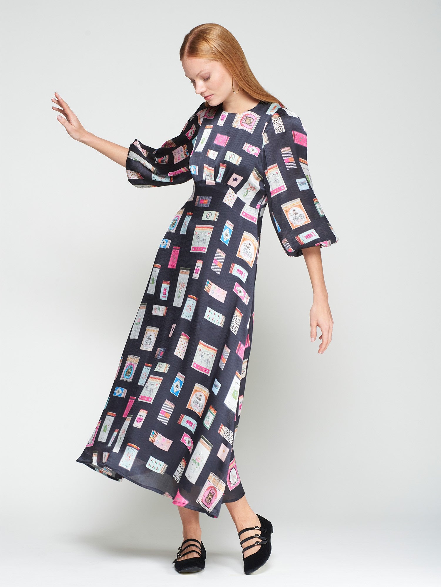 ERIN MATCHBOX PRINT DRESS
