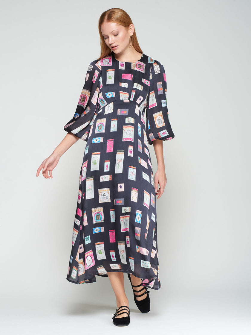 ERIN MATCHBOX PRINT DRESS