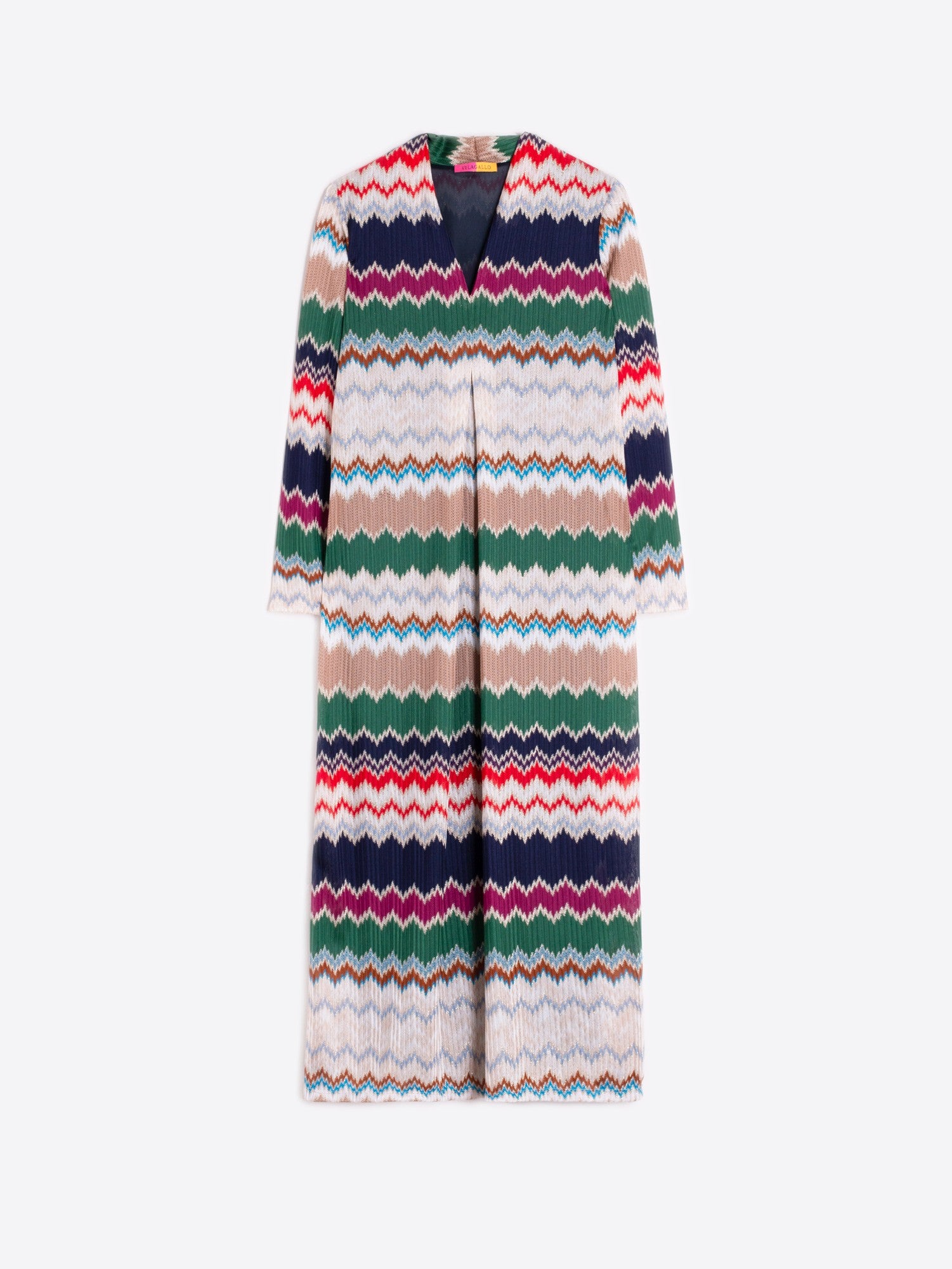 MARGA HERRINGBONE LUREX JACQUARD DRESS