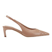RILLY LEATHER SLINGBACK PUMP