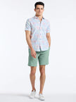 PASSPORT SHORT SLEEVE BUTTON DOWN SHIRT