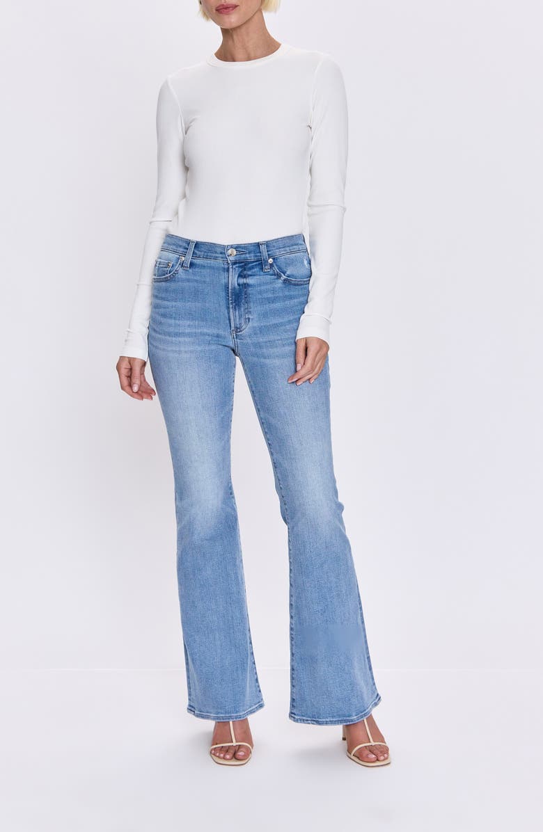 KINSLEY MID RISE ULTRA FLARE JEAN IN CAPIVATE