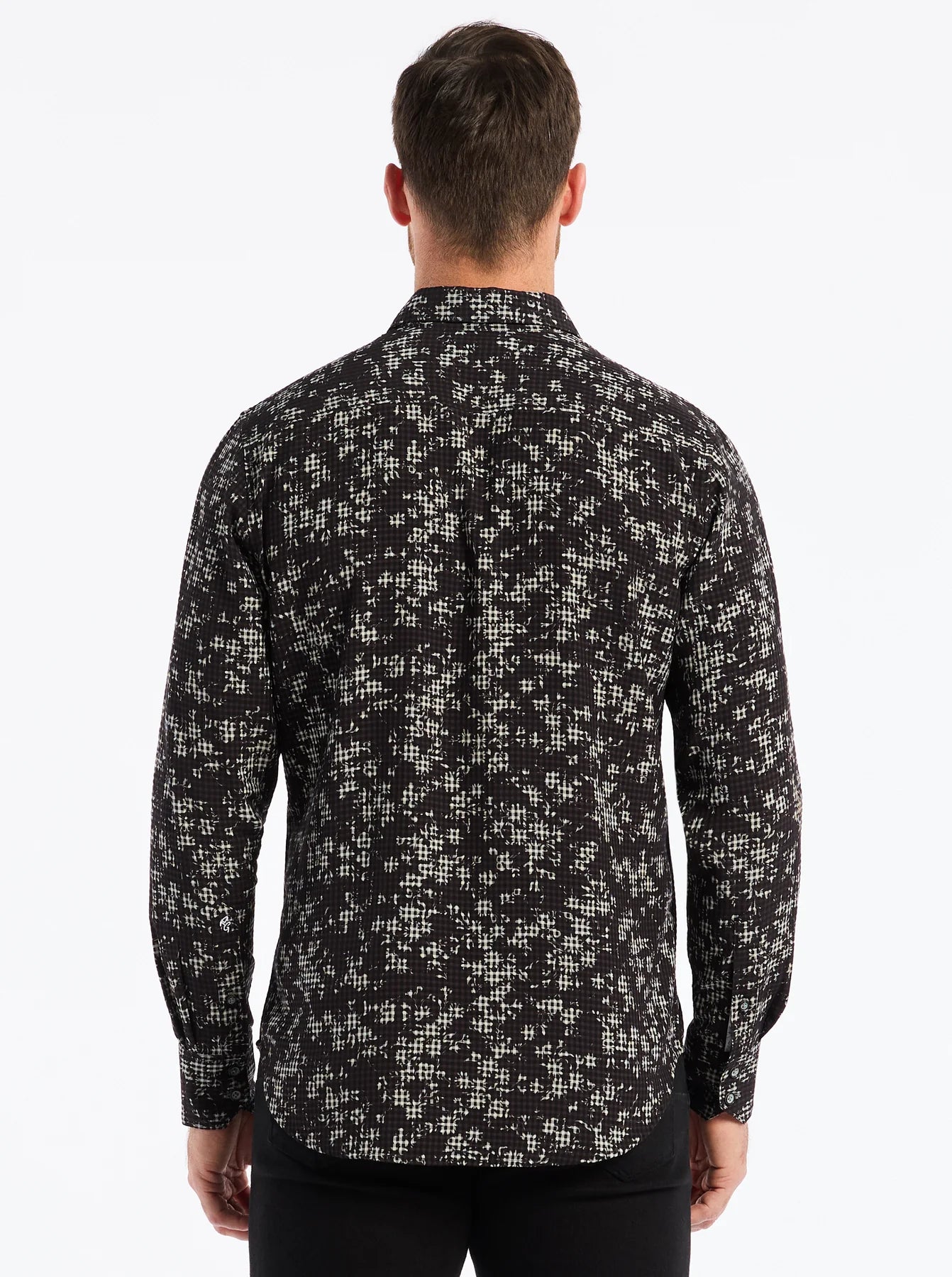 ANGOLA LONG SLEEVE BUTTON DOWN SHIRT