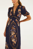 LARA LACE PUFF SLEEVE MAXI DRESS