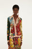 LUNAR BOHO BUTTONED COLLARED SHIRT