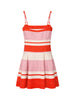 NELLY BUSTIER MINI DRESS IN TULIP STRIPE