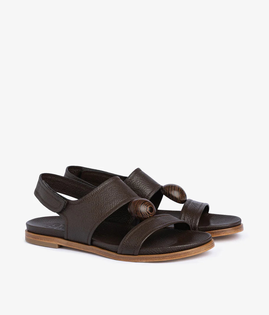 JANICA WOOD CABOCHON SANDAL