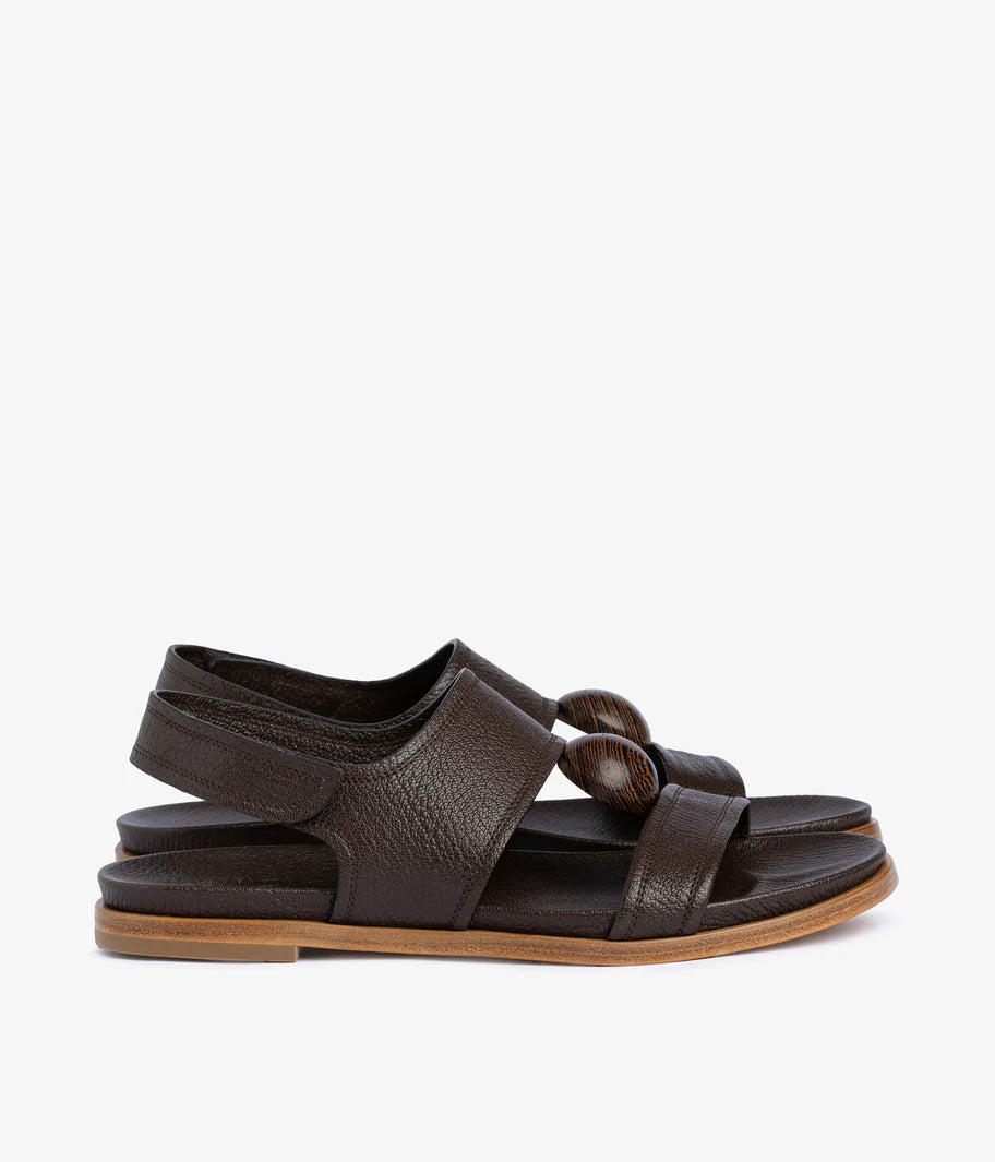 JANICA WOOD CABOCHON SANDAL