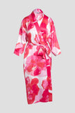 FLORIA PRINTED SATIN ROBE