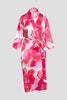 FLORIA PRINTED SATIN ROBE