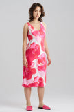 FLORIA PRINTED SATIN SLIP DRESS
