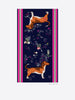 DACHSHUND QUIRKY FOULARD