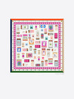 SILK FOULARD MATCHBOX PRINT