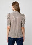 THE HOUNDSTOOTH GILLIAN TOP