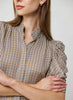 THE HOUNDSTOOTH GILLIAN TOP
