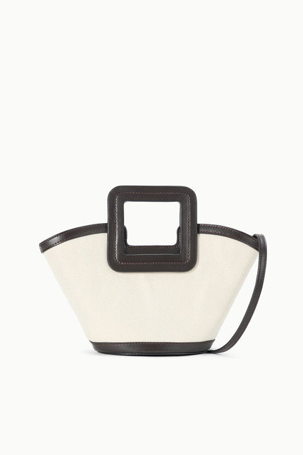 SHIRLEY MINI BUCKET NATURAL ESPRESSO