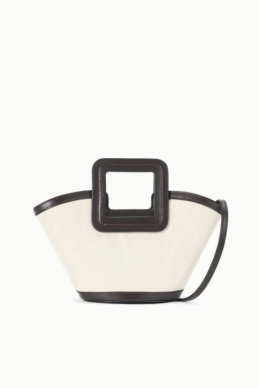 SHIRLEY MINI BUCKET NATURAL ESPRESSO