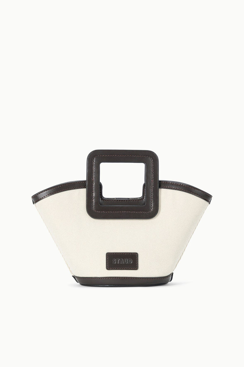 SHIRLEY MINI BUCKET NATURAL ESPRESSO