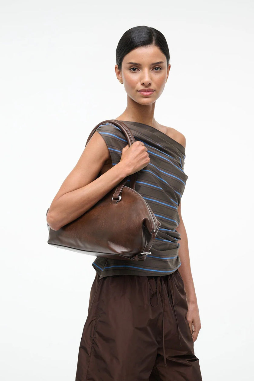 HESTER SHOULDER BAG ESPRESSO DISTRESSED