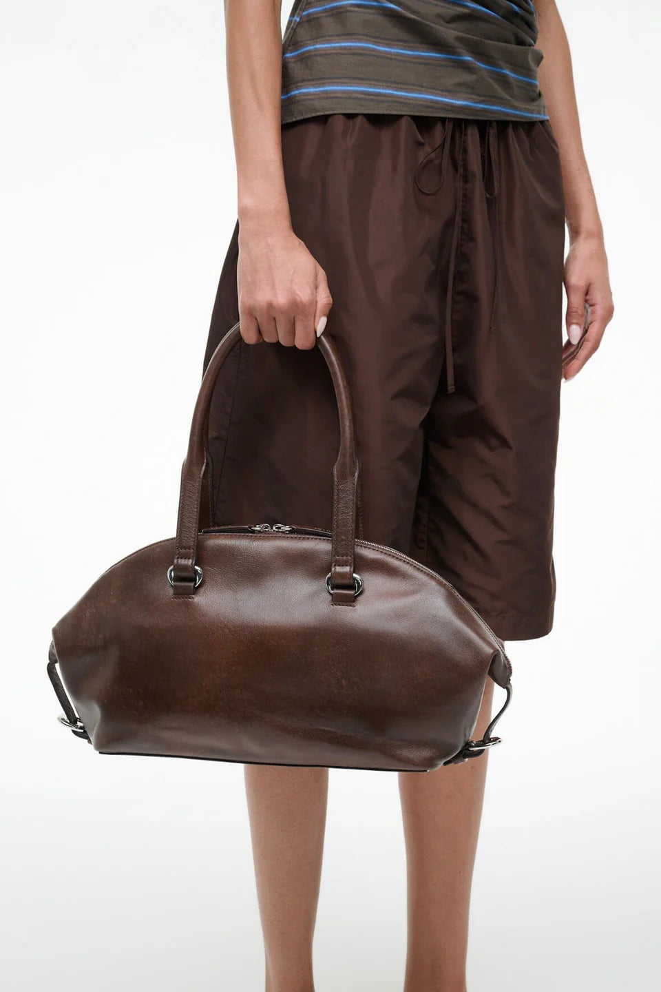 HESTER SHOULDER BAG ESPRESSO DISTRESSED