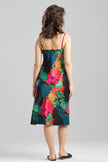 HARVEST PRINTED SATIN SLIP DRESS