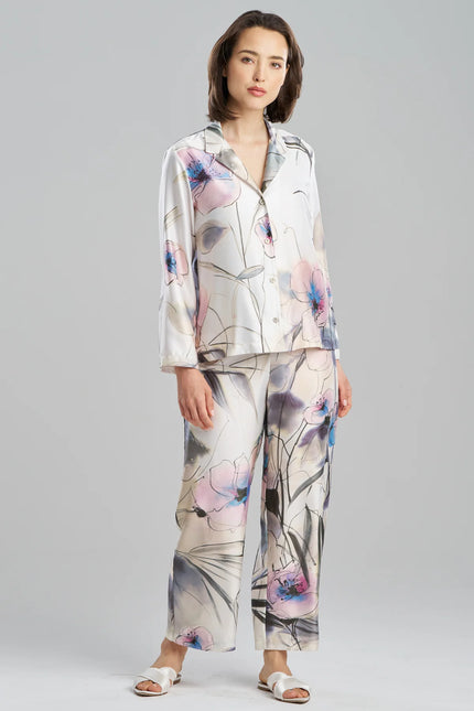HIYAKU PRINTED CHARMEUSE NOTCH PJ