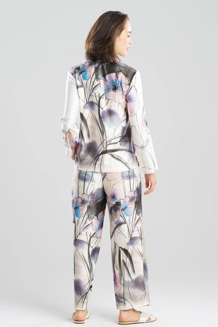 HIYAKU PRINTED CHARMEUSE NOTCH PJ