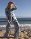 TAYLOR BURNOUT WIDE LEG JEAN