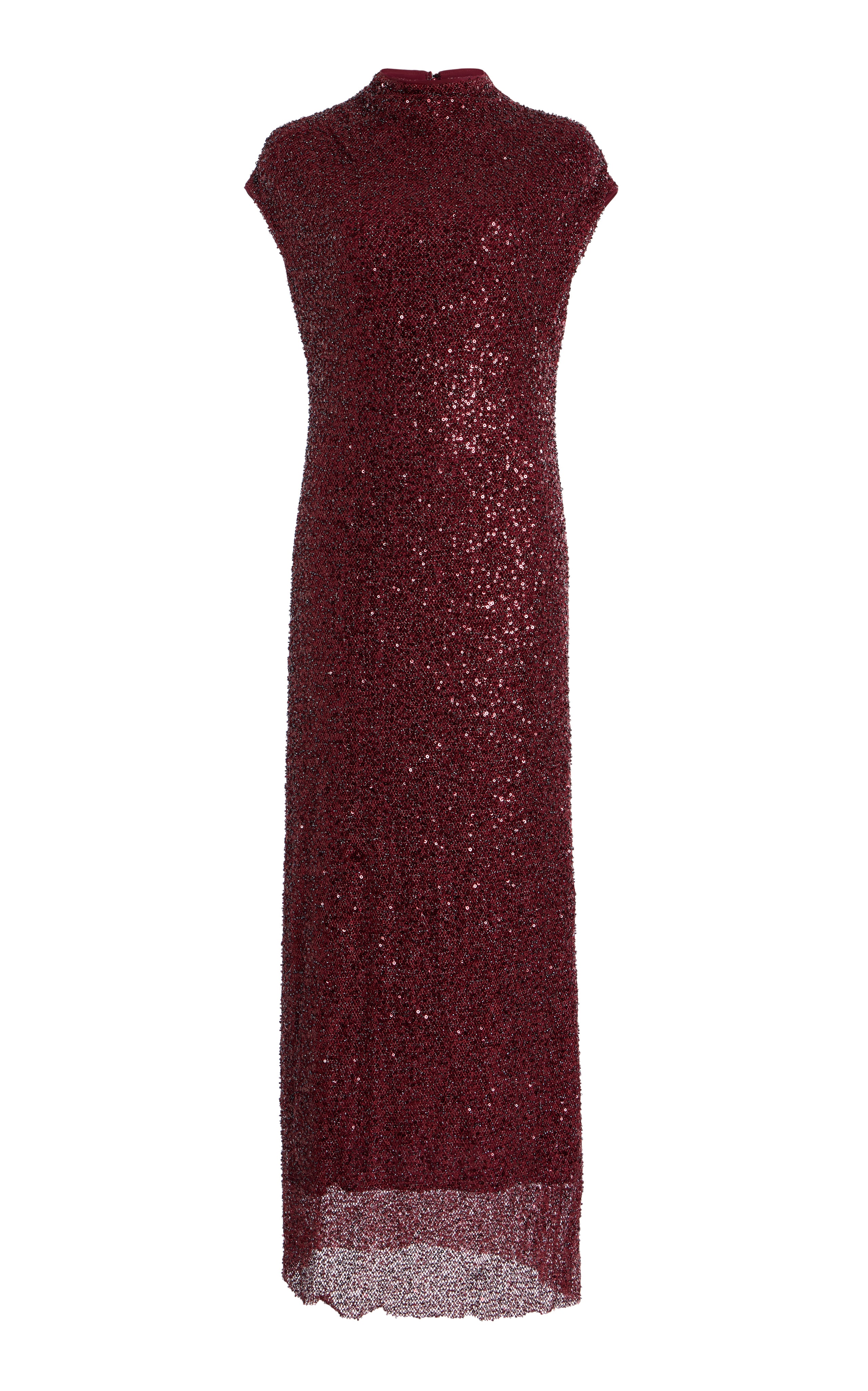 ZARIA SEQUINED MIDI DRESS