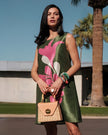LILLY SHIFT DRESS IN MODERN PALM