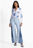 THE PIECED STRAIGHT FLARE JEAN